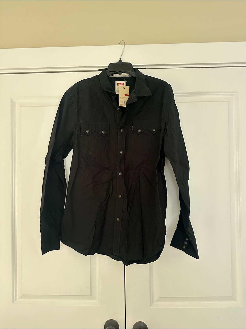 Levi's Black Lightweight Western Shirt Jacket